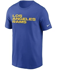 Men's Royal Los Angeles Rams Team Wordmark T-shirt
