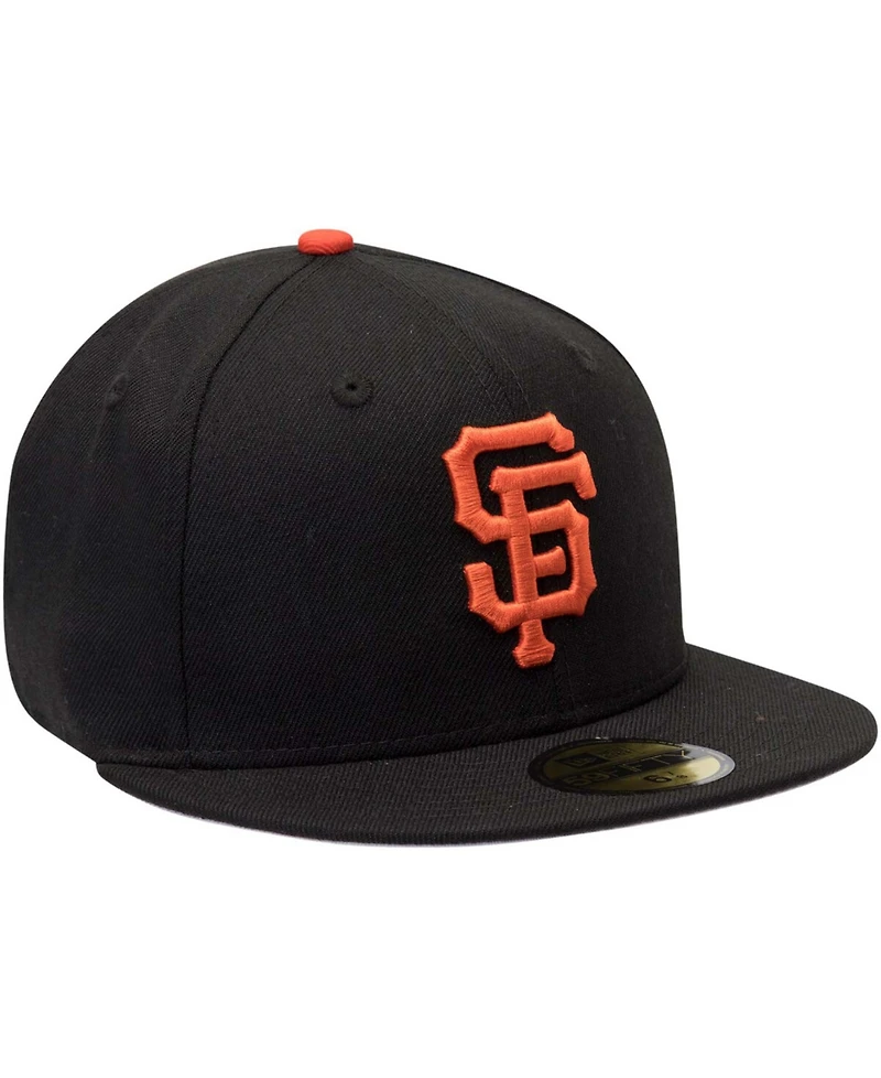 Men's Black San Francisco Giants 2002 World Series Wool 59FIFTY Fitted Hat