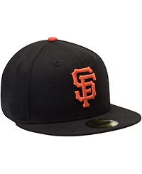 Men's Black San Francisco Giants 2002 World Series Wool 59FIFTY Fitted Hat