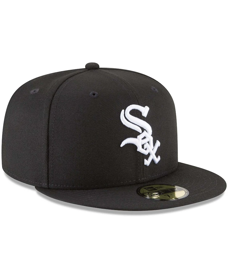 Men's Black Chicago White Sox 59FIFTY Fitted Hat