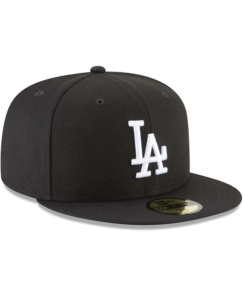 Men's Black Los Angeles Dodgers 59FIFTY Fitted Hat