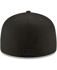 Men's Black New York Mets Primary Logo Basic 59FIFTY Fitted Hat