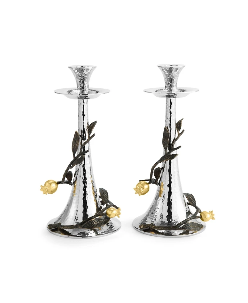 Pomegranate 2 Piece Candleholder Set