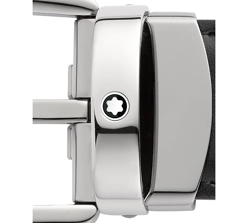 Montblanc Men's Horseshoe Reversible Leather Belt