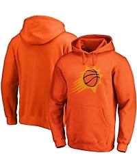 Men's Orange Phoenix Suns Primary Team Logo Pullover Hoodie