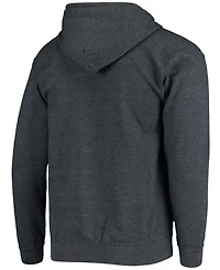 Men's Charcoal Los Angeles Rams Primary Logo Full-Zip Hoodie