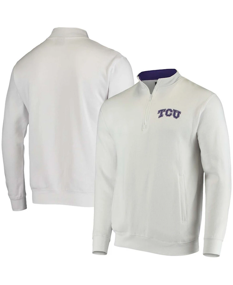 Colosseum Men's Tcu Horned Frogs Tortugas Logo Quarter-Zip Jacket