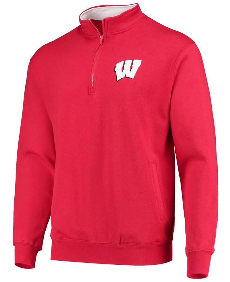 Men's Wisconsin Badgers Tortugas Team Logo Quarter-Zip Jacket