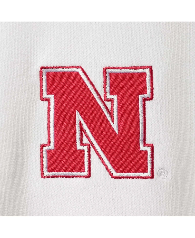 Men's White Nebraska Huskers Tortugas Logo Quarter-Zip Jacket