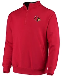 Men's Louisville Cardinals Tortugas Logo Quarter-Zip Jacket