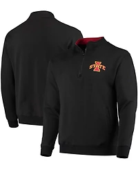 Men's Black Iowa State Cyclones Tortugas Logo Quarter-Zip Jacket