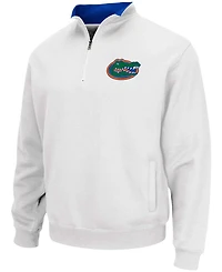 Men's White Florida Gators Tortugas Logo Quarter-Zip Pullover Jacket