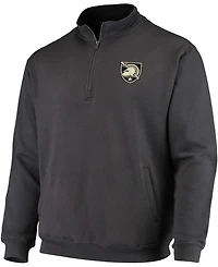 Men's Charcoal Army Knights Tortugas Logo Quarter-Zip Jacket