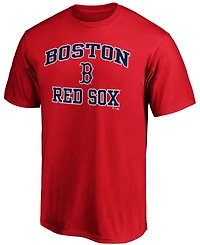 Men's Red Boston Red Sox Heart Soul T-shirt
