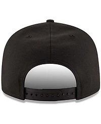 Men's Black Philadelphia Eagles Black On Black 9Fifty Adjustable Hat