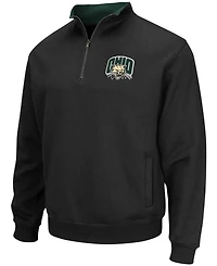 Men's Black Ohio Bobcats Tortugas Logo Quarter-Zip Jacket
