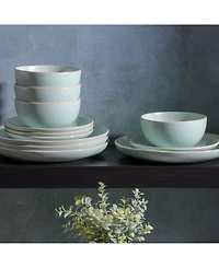 Gibson Home Rockaway 12-Piece Dinnerware Set, Service for 4
