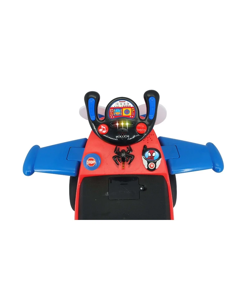 Marvel Lights and Sounds Spidey Activity Plane Ride-On