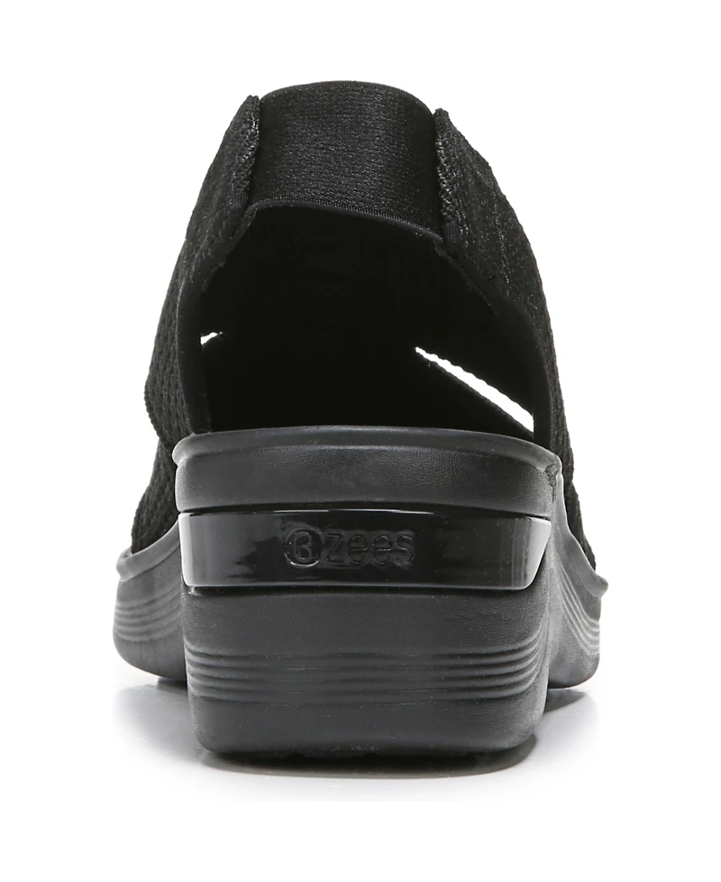 LifeStride Women's Double Up Washable Wedge Slingbacks
