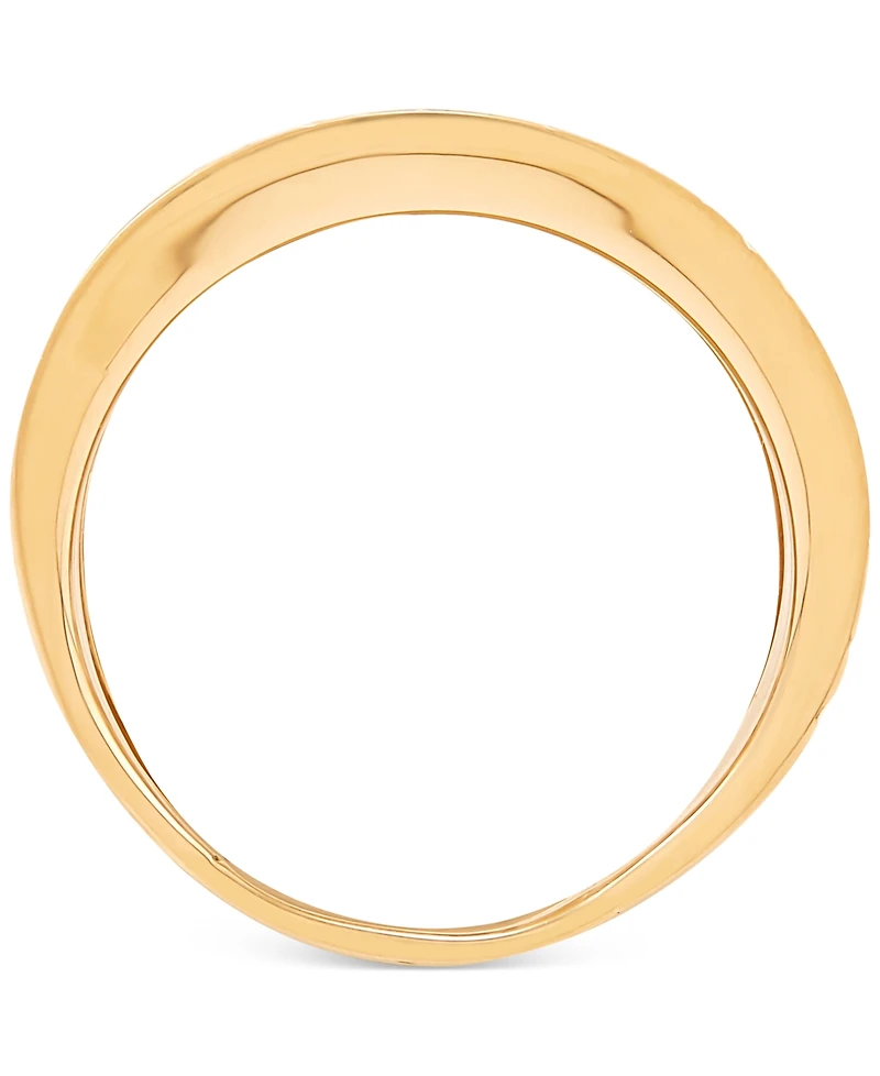 Italian Gold Filigree Openwork Statement Ring in 10k Gold