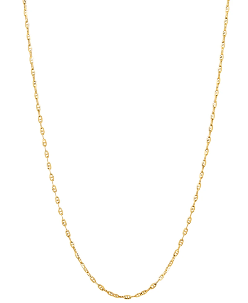 Italian Gold Mariner Link 16" Chain Necklace in 10k Gold