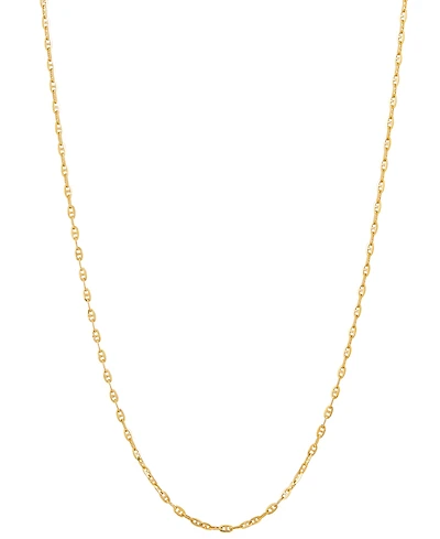 Italian Gold Mariner Link 16" Chain Necklace in 10k Gold
