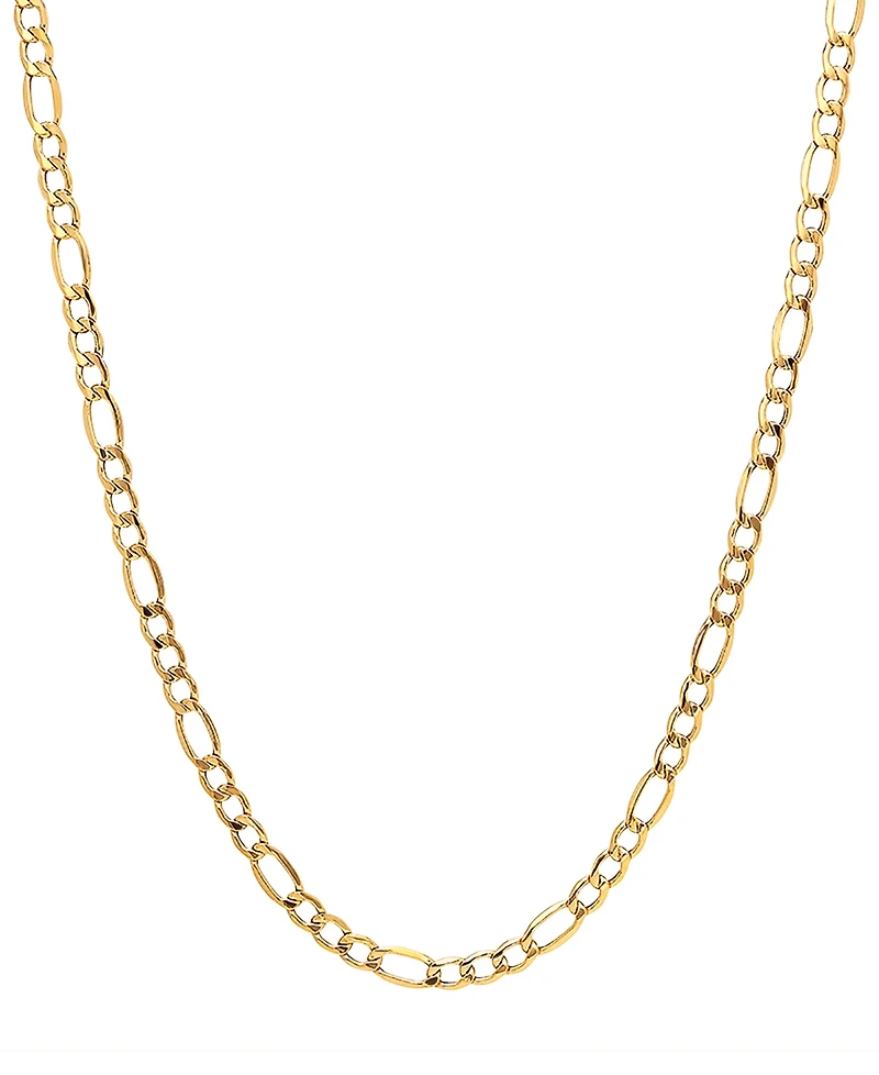 Lightweight 18" Figaro Link (5-3/4mm) Chain Necklace in 14k Gold