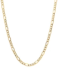 Lightweight 18" Figaro Link (5-3/4mm) Chain Necklace in 14k Gold