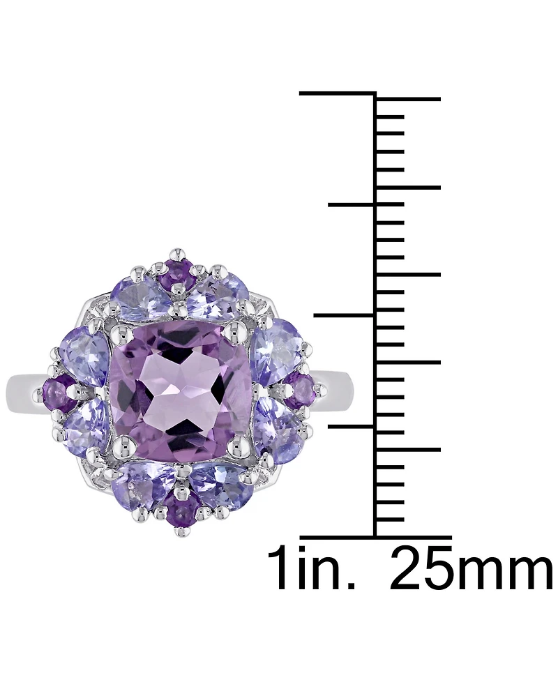 Amethyst (1-7/8 ct. t.w.) & Tanzanite (1 Sterling Silver