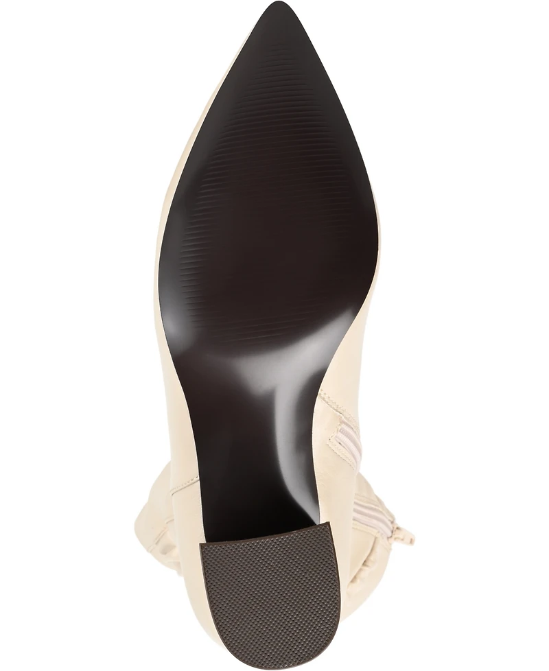 Journee Collection Women's Wilo Wide Calf Block Heel Boots