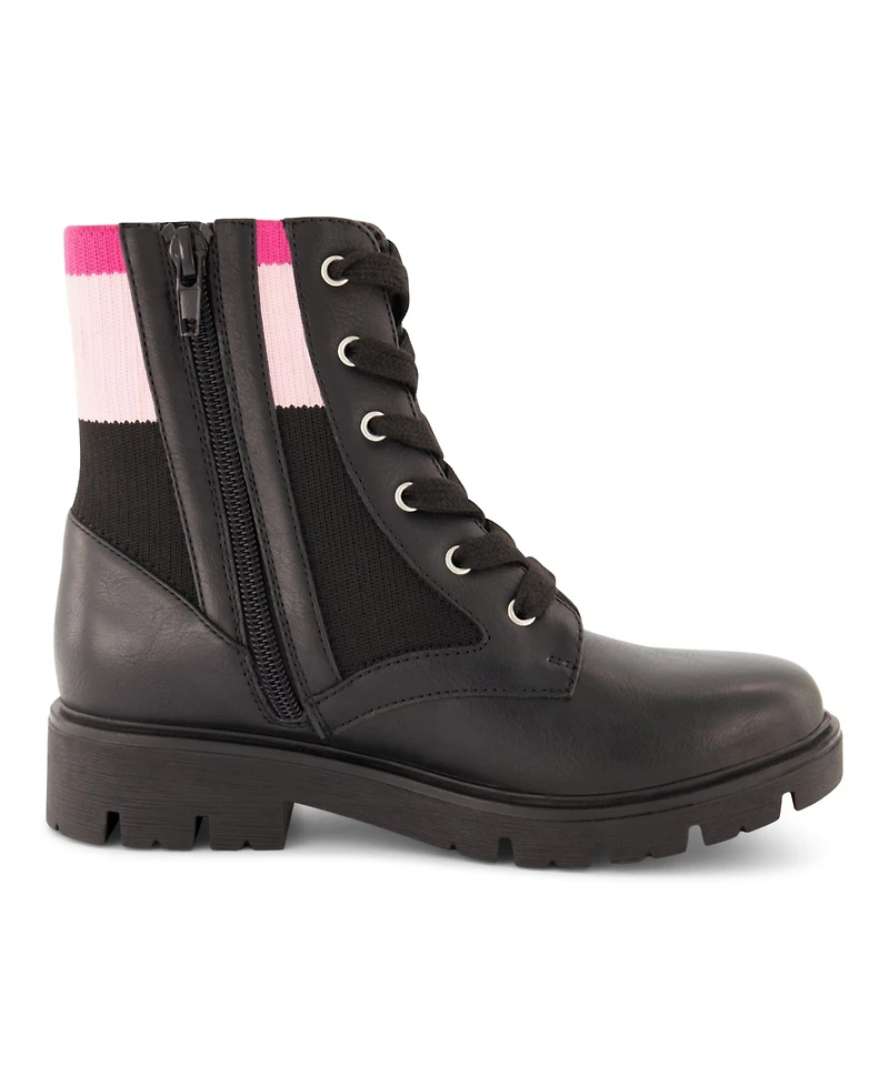 Dkny Little Girls Stassi Knit Moto Boots