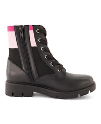 Dkny Little Girls Stassi Knit Moto Boots