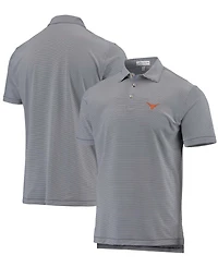 Men's Peter Millar Navy Texas Longhorns Jubilee Stripe Polo Shirt