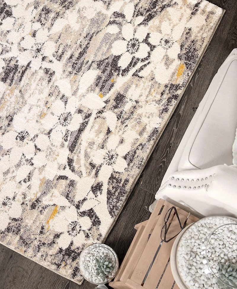 Closeout! Gemstones Asian Garden 5'3" x 7'6" Area Rug