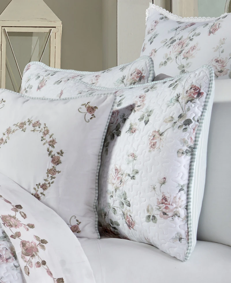 Royal Court Rialto Classic Floral 3-Pc. Quilt Set, King/California King