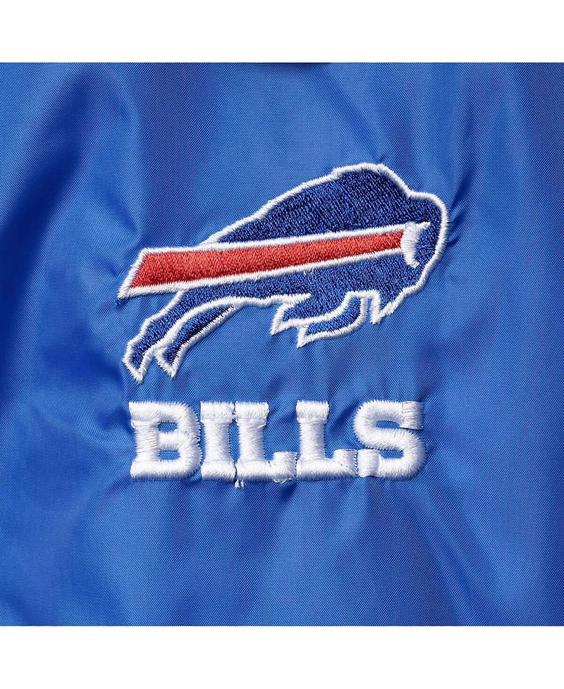 Men's Royal Buffalo Bills Coaches Classic Raglan Full-Snap Windbreaker Jacket