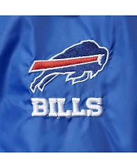 Men's Royal Buffalo Bills Coaches Classic Raglan Full-Snap Windbreaker Jacket
