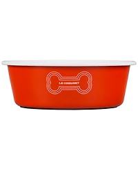 Le Creuset 6 Cup Enamel on Steel Pet Bowl with Skid Resistant Base