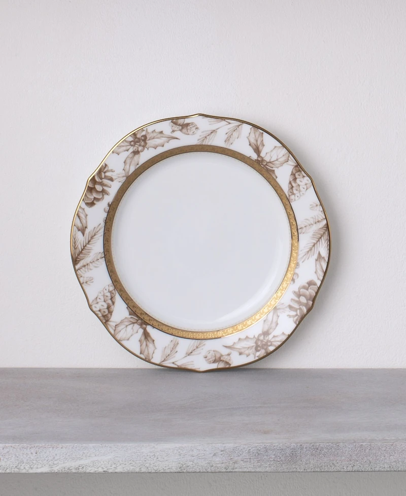 Charlotta 9" Holiday Harvest Accent Plates, Set of 4