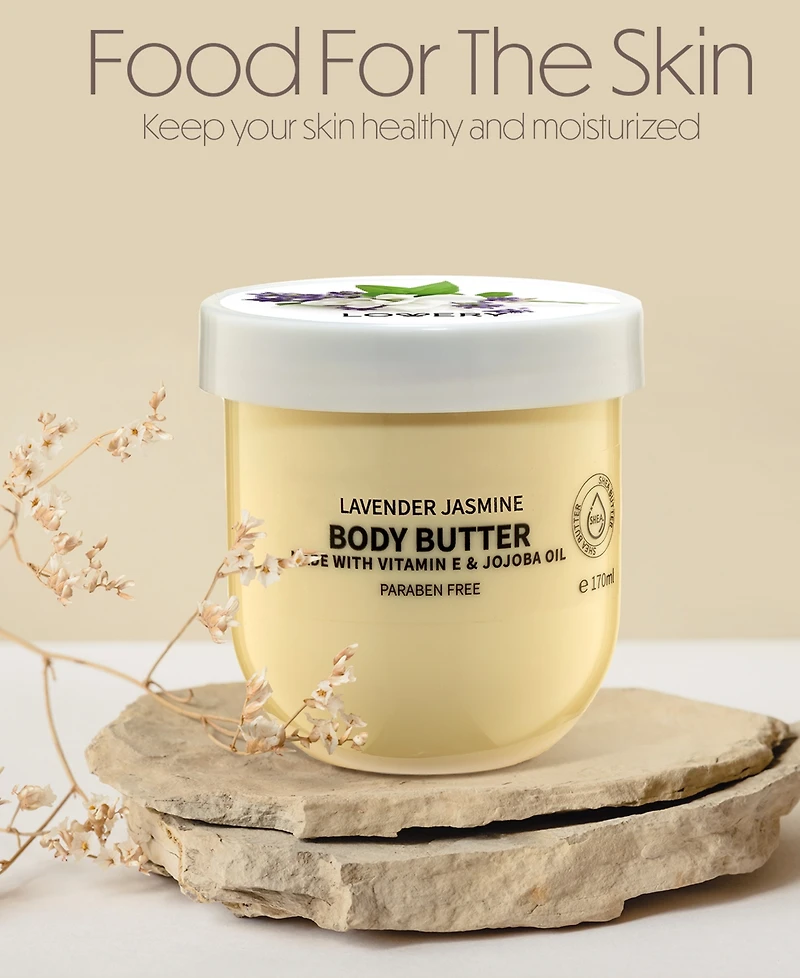 Lovery Lavender Jasmine Body Butter, 2-Pk.