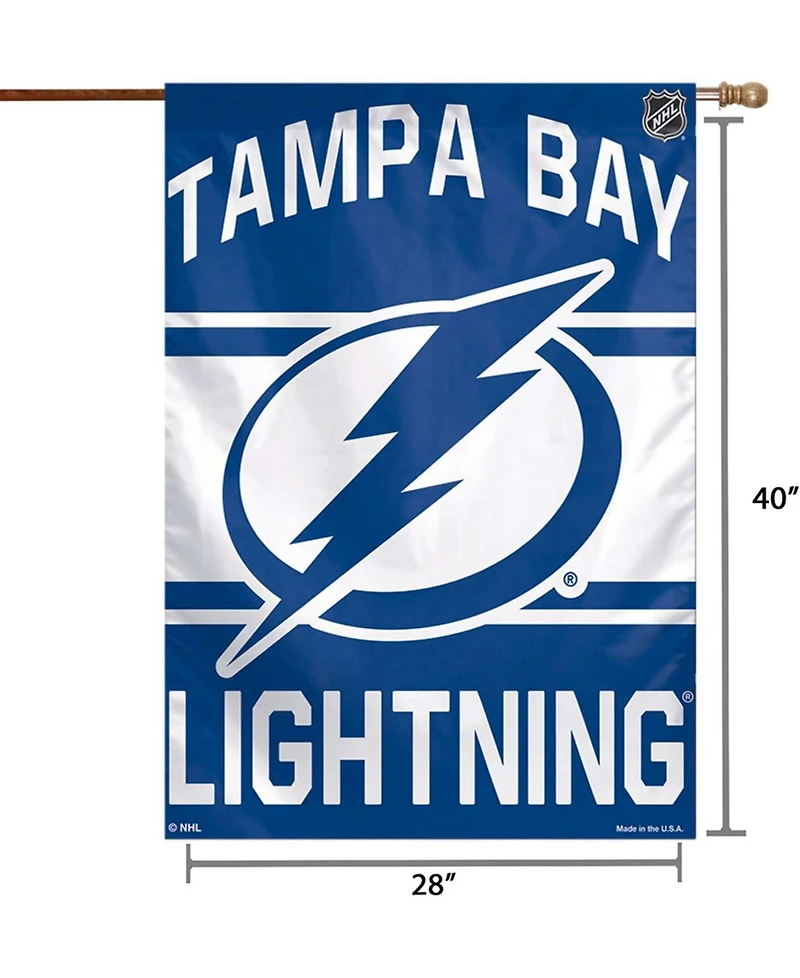 Multi Tampa Bay Lightning 28" x 40" Primary Logo Single-Sided Vertical Banner