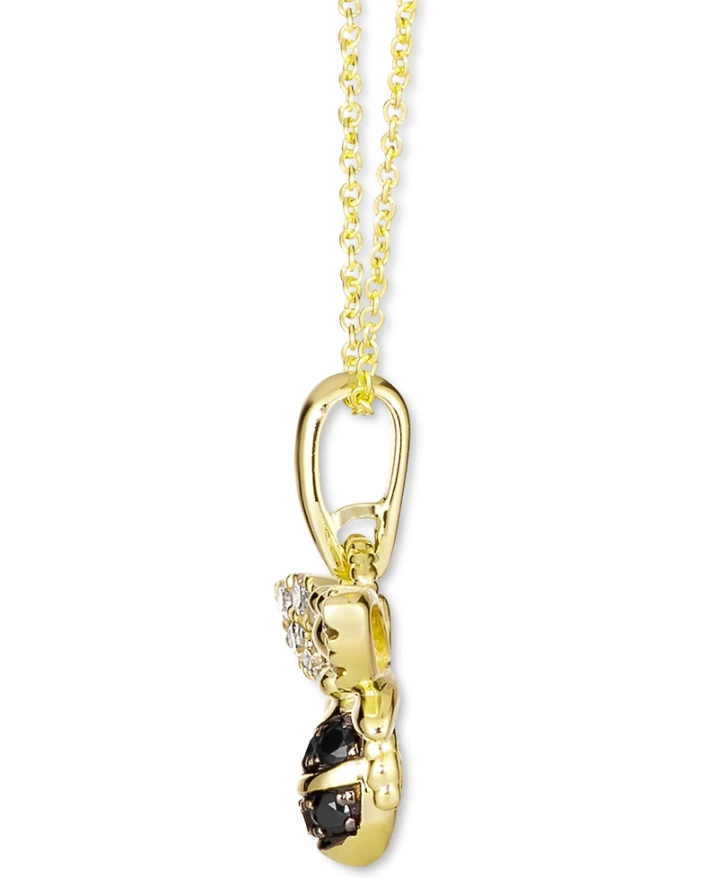 Le Vian Nude Diamond (1/5 ct. t.w.) & Blackberry Diamond (1/10 ct. t.w.) 18" Pendant Necklace in 14k Gold