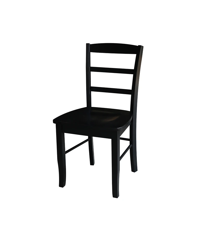 42" Dual Drop Leaf Table with Ladder Back Dining Chairs