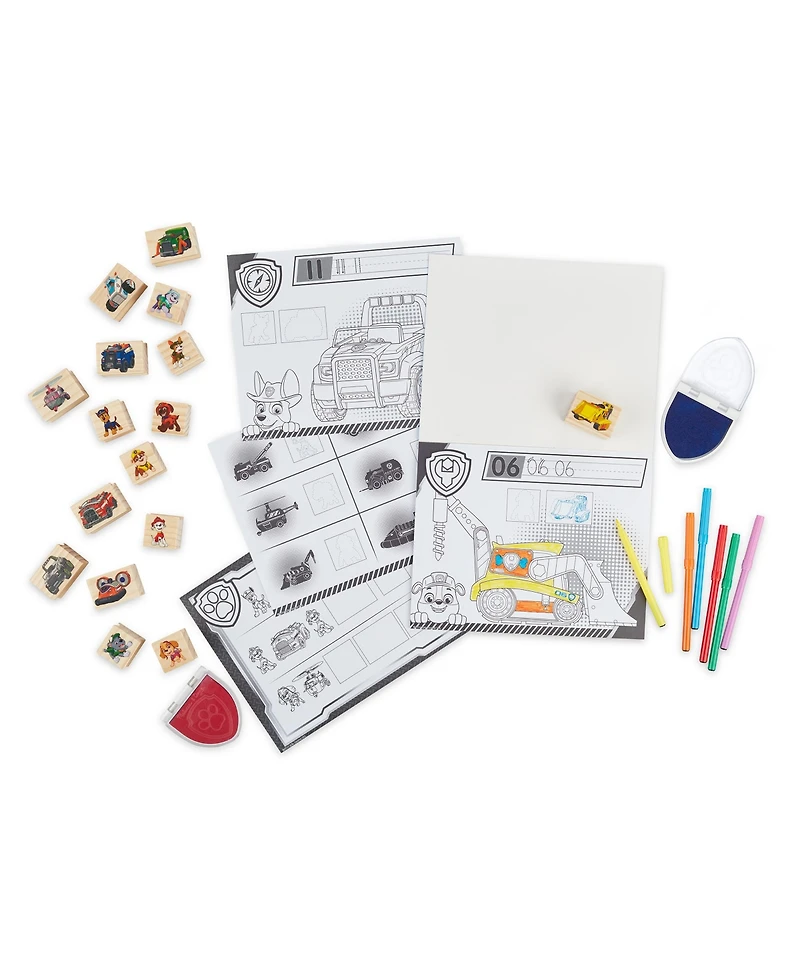 Melissa and Doug Paw Patrol 25 Piece Stamps Activity Play Set