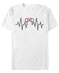 Men's Minnie Mouse Heartline Short Sleeve T-shirt