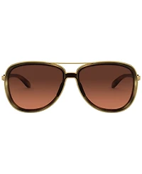Oakley Women's Polarized Sunglasses, OO4129 Split Time 58