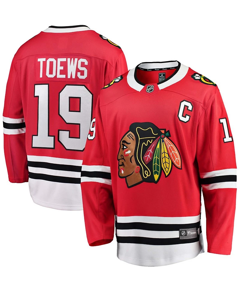 Big Boys Jonathan Toews Red Chicago Blackhawks Home Breakaway Player Jersey