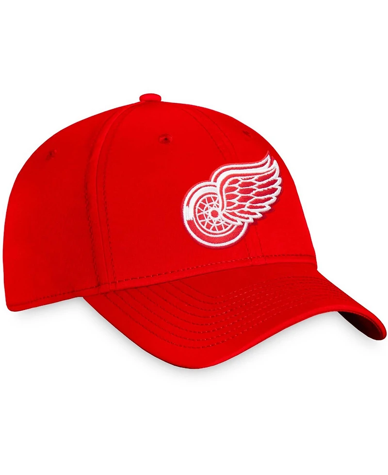 Men's Red Detroit Red Wings Core Primary Logo Flex Hat