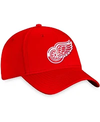 Men's Red Detroit Red Wings Core Primary Logo Flex Hat