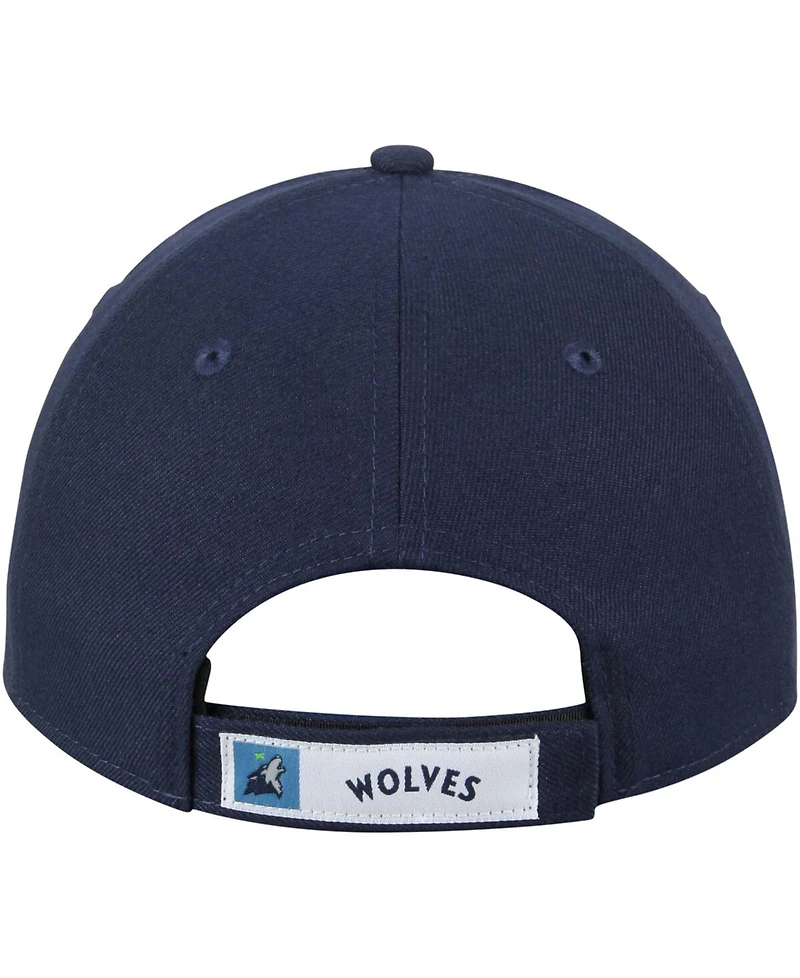 Men's Navy Minnesota Timberwolves Official Team Color The League 9Forty Adjustable Hat